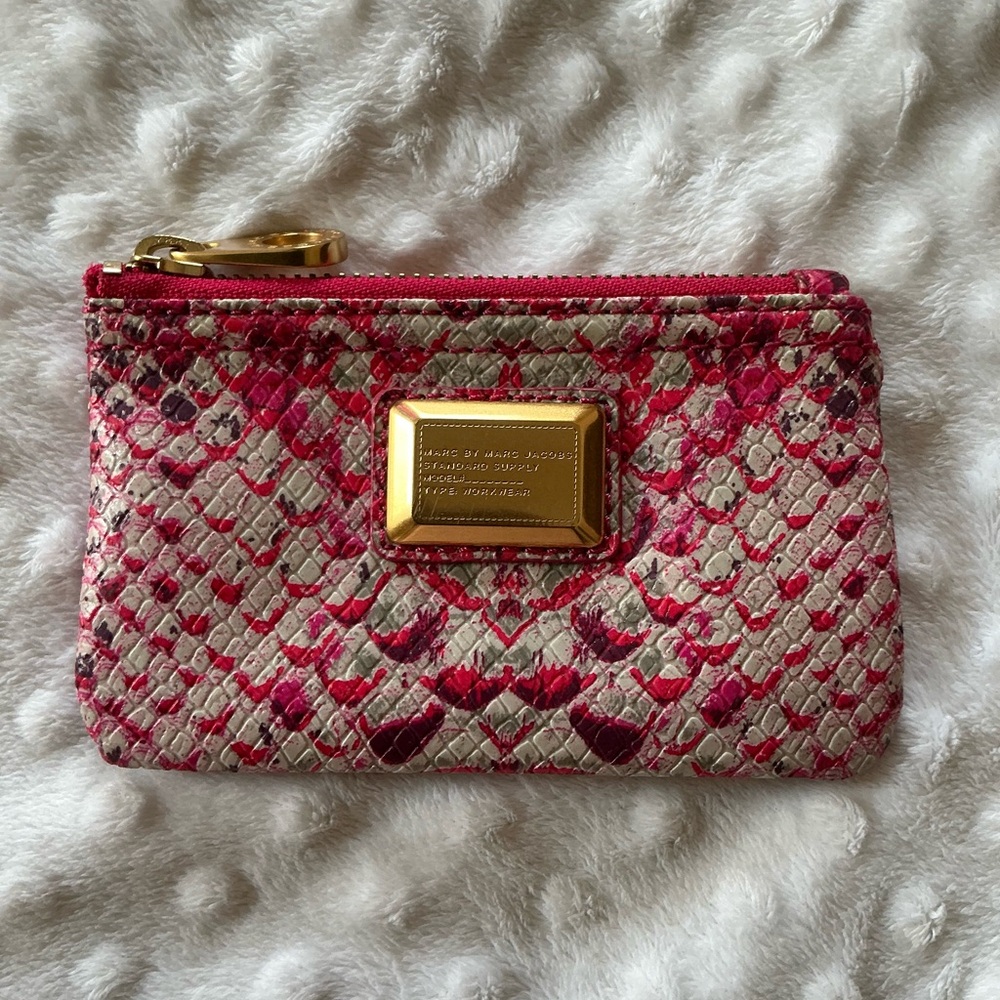 Marc by Marc Jacobs Pink and Gold Wallet